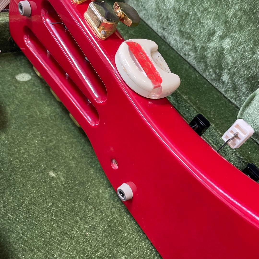 電気大正琴 SUZUKI こはく CHK-1 ソプラノ 赤 【美品】