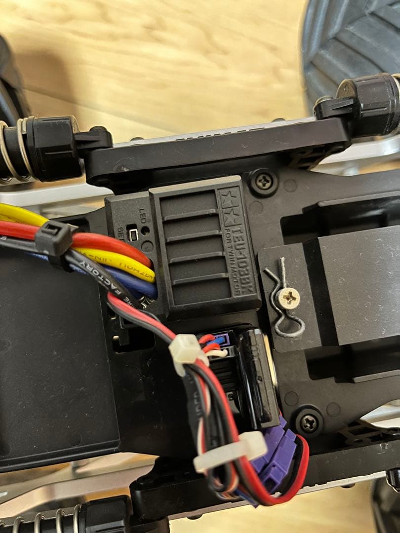 タミヤ　TXT1 受信機、アンプ、サーボ付き