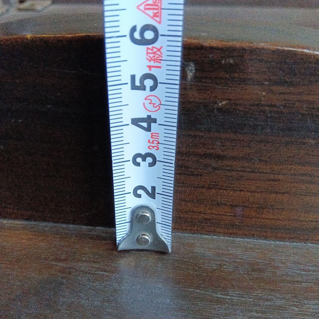 木製テーブル 約63cm x 41cm　ヴィンテージ　昭和レトロ