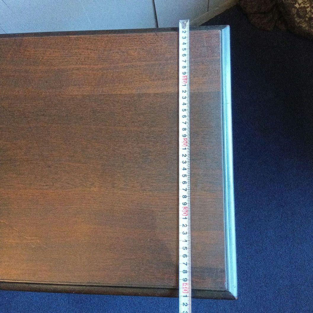 木製テーブル 約63cm x 41cm　ヴィンテージ　昭和レトロ