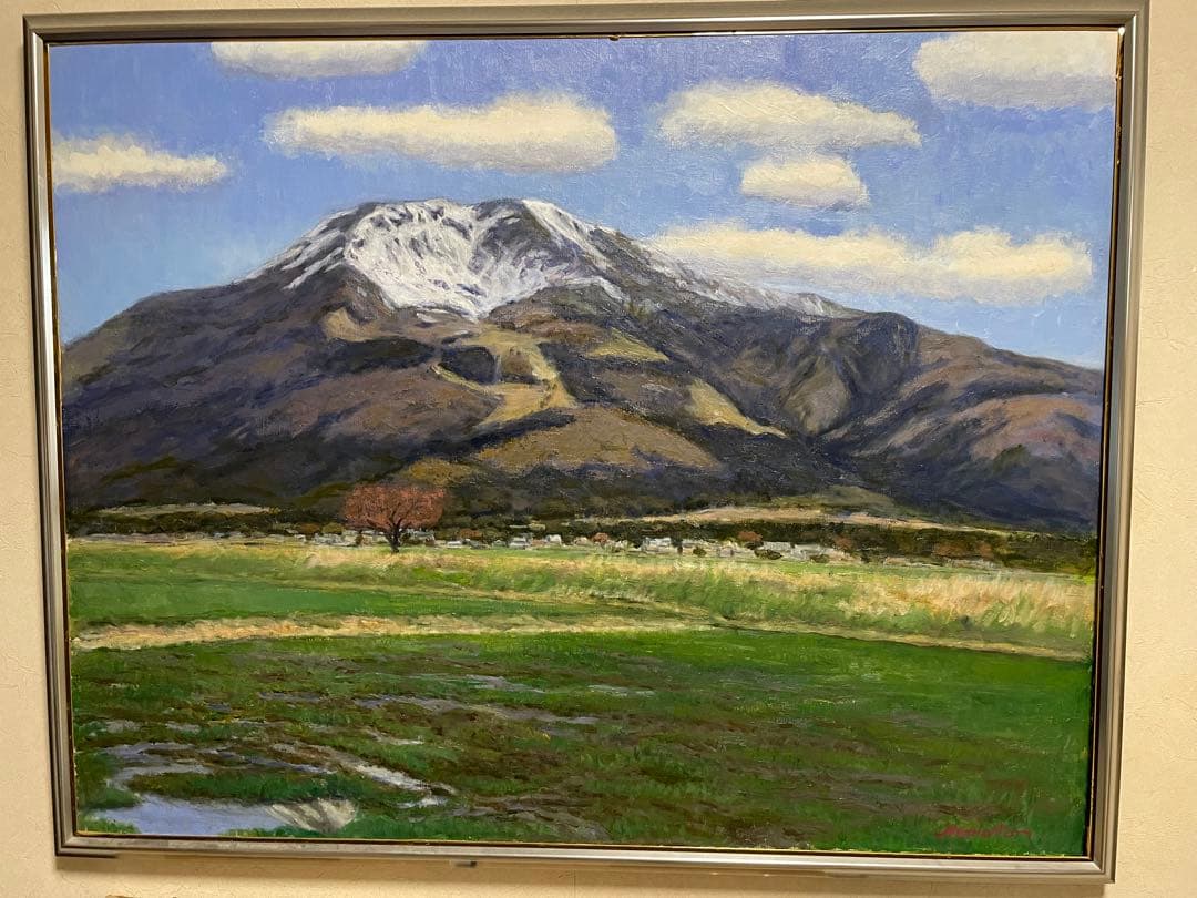 伊吹山　油彩画 F50
