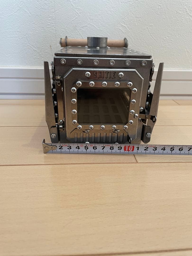 SHITIE 窓付き薪ストーブ ミニ薪ストーブ　マクアケMakuake新品未使用