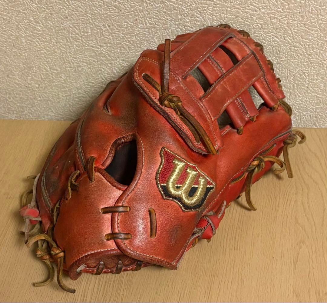 Wilson 硬式ファーストミット 赤