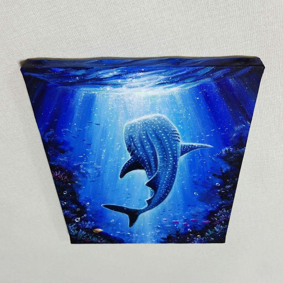 パ*ダ様 【海中世界】アクリル画 F3 風景画 絵画