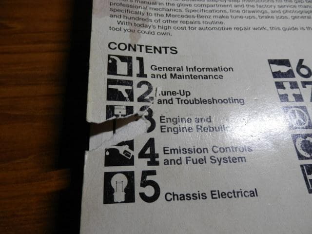 MERCEDES-BENZ　1974-79 　repair&tune-up