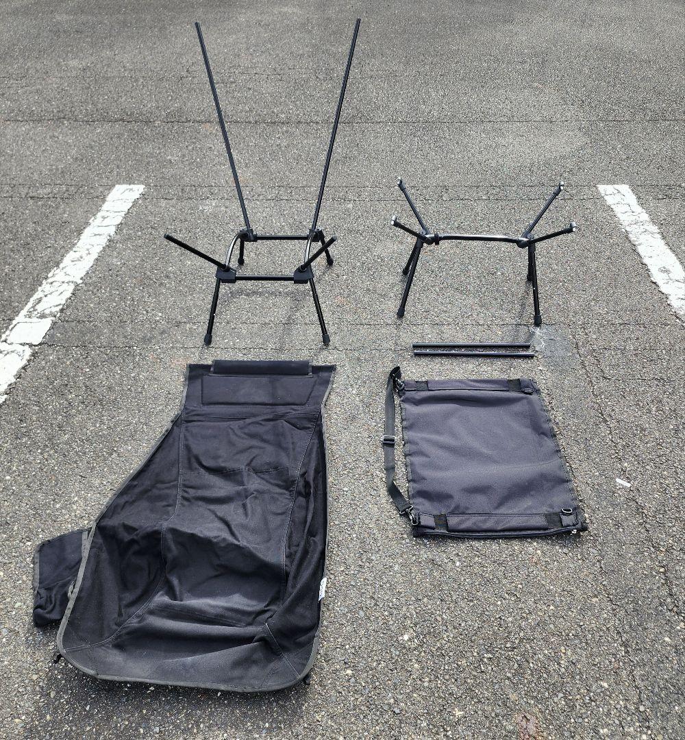 DOD ヤバイッス　ハイバックチェア　黒/ブラック 2セット