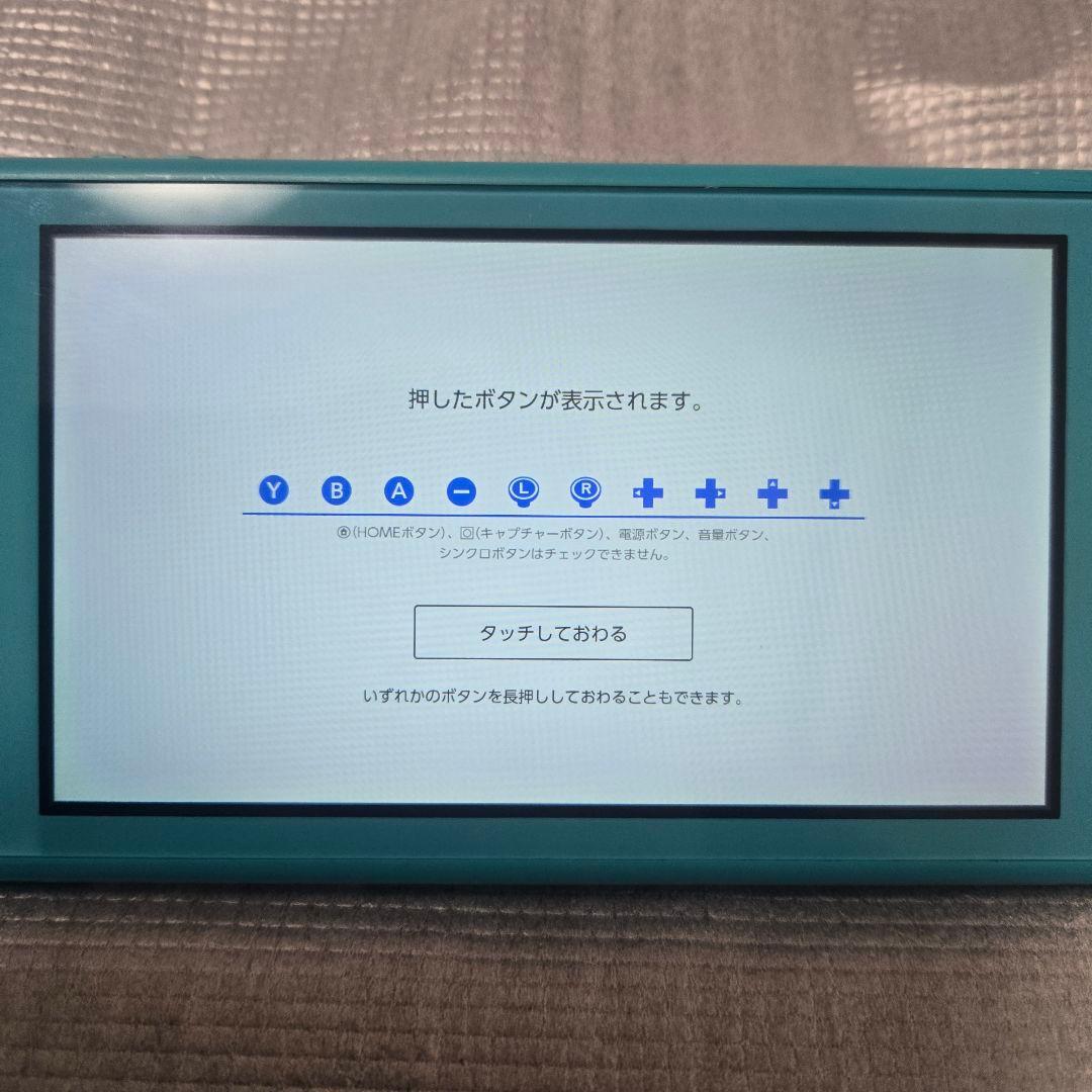 液晶美品 Nintendo switch lite ブルー
