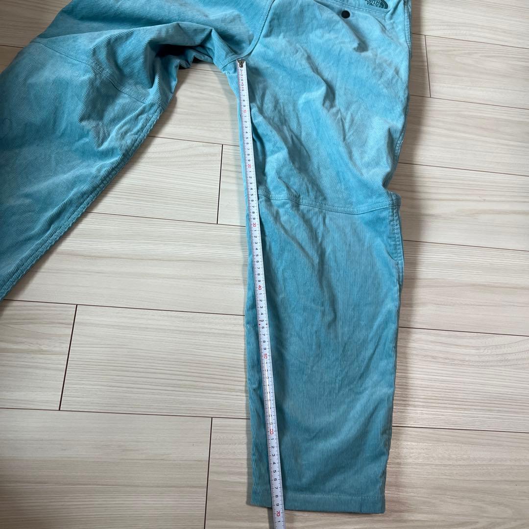 レディース　裏起毛　コーデュロイ　グラナムコードパンツ　ブルーエクリプス