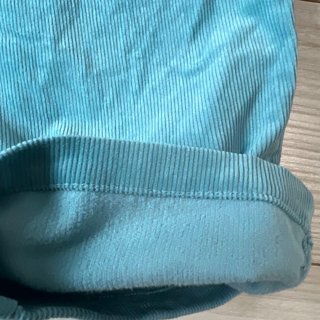 レディース　裏起毛　コーデュロイ　グラナムコードパンツ　ブルーエクリプス