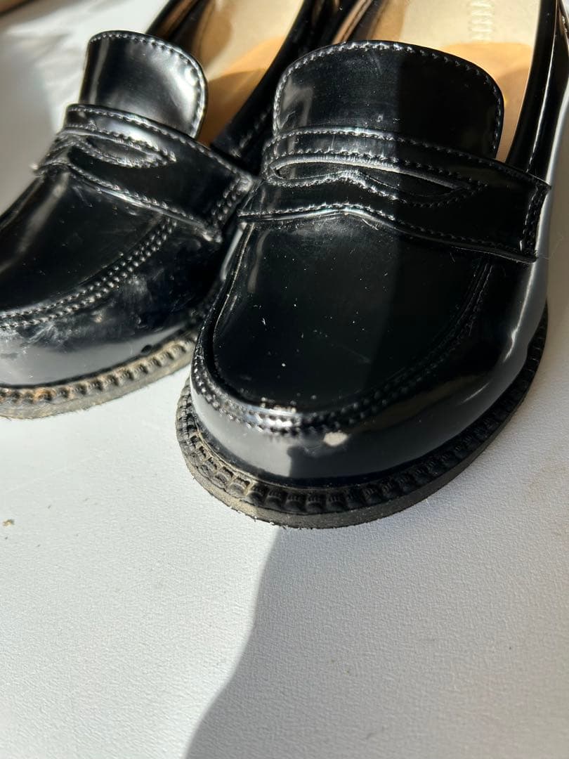 グリーンレーベルリラクシング キッズフォーマルスーツセット ネイビー ローファー