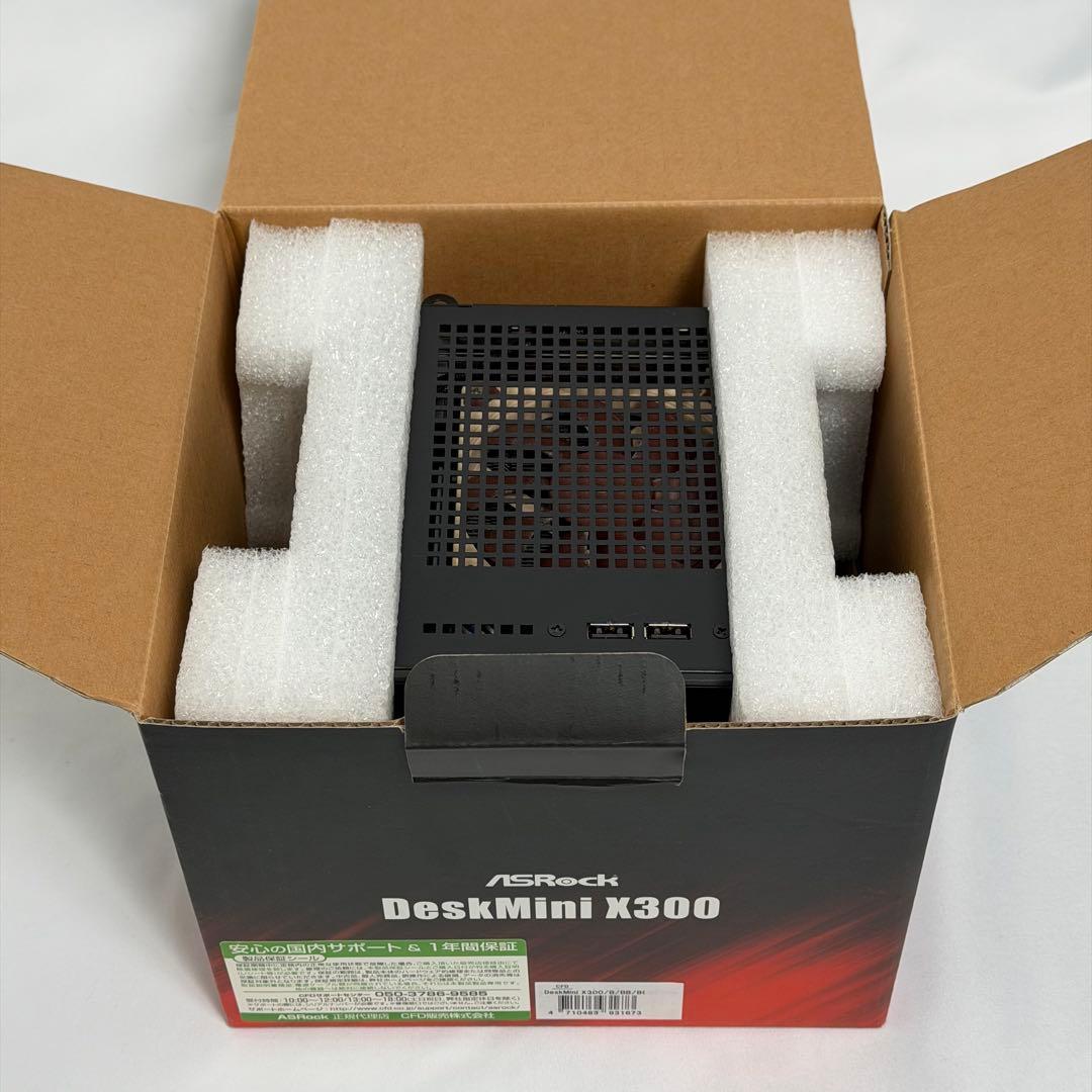 ミニPC ASRock DeskMini X300 Ryzen 7 5700G 16GB