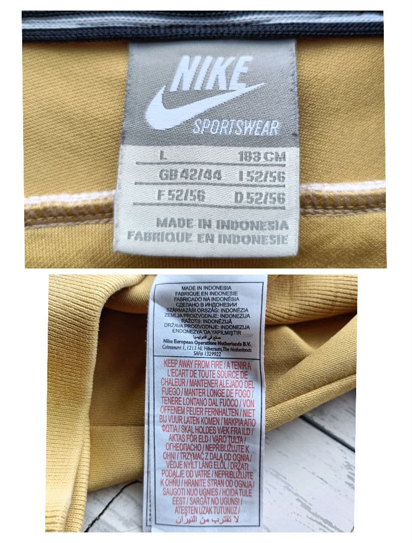 y2k 00s NIKE ユベントス トラックジャケット Lサイズ ベージュ