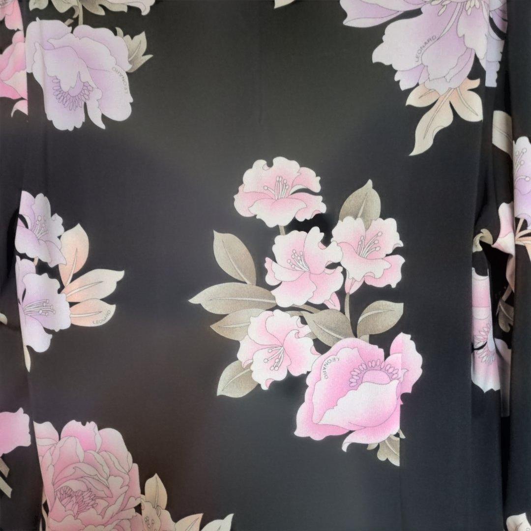 24年　新品　人気柄完売 LEONARD FASHION 花柄長袖チュニック