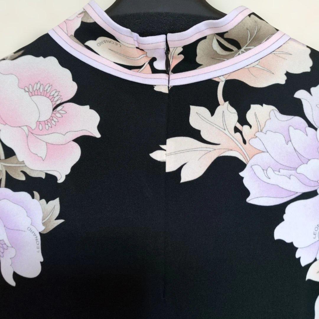 24年　新品　人気柄完売 LEONARD FASHION 花柄長袖チュニック