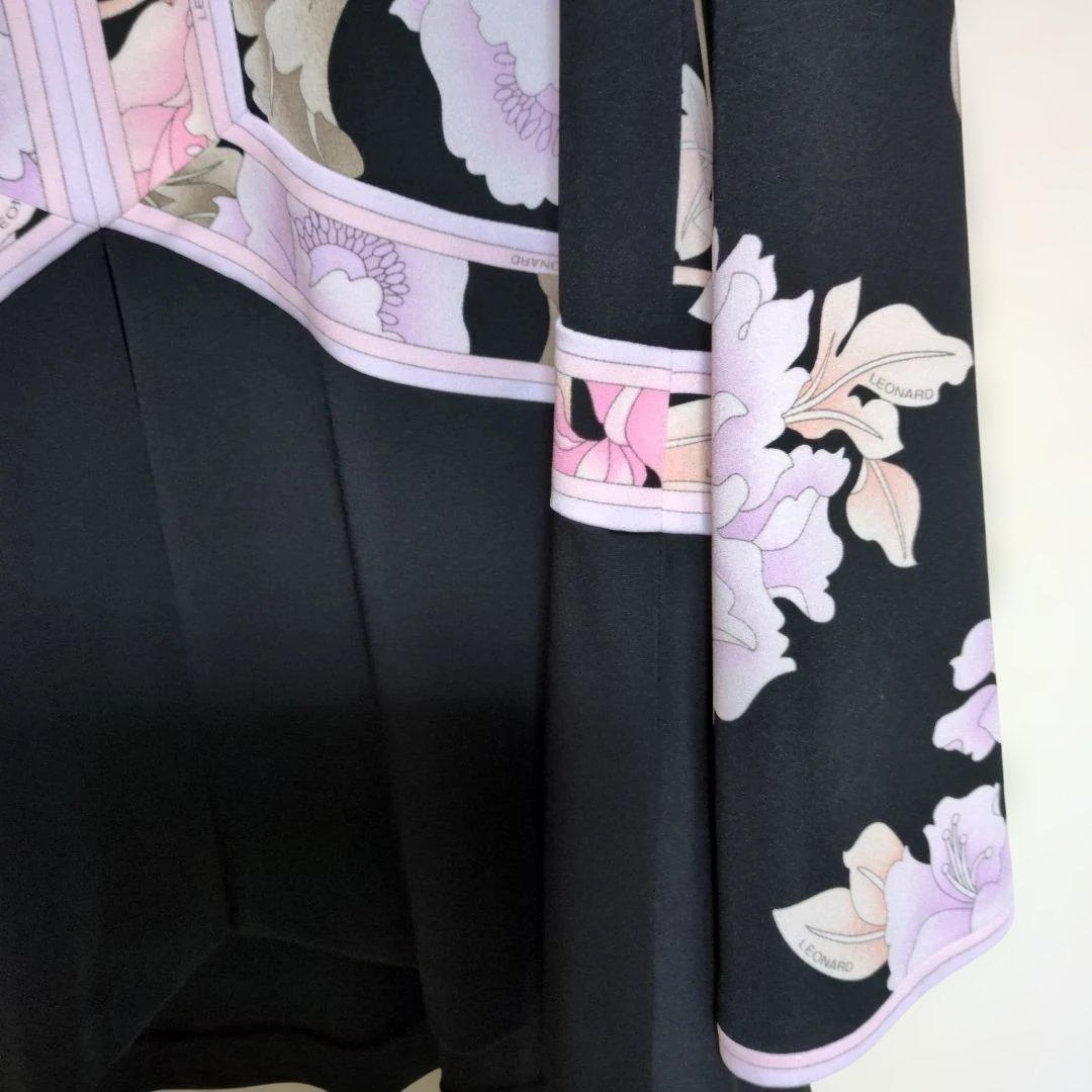 24年　新品　人気柄完売 LEONARD FASHION 花柄長袖チュニック