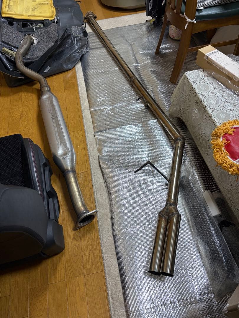 あきさん専用 86 gr86 brz用 ワンオフ ストレートデュアルマフラー
