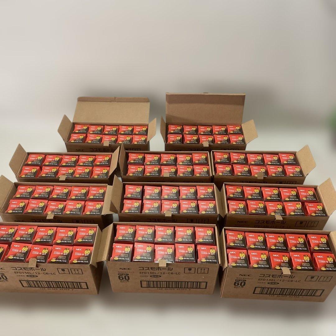 11セットNEC 電球形蛍光ランプコスモボールEFD15EL/12-C