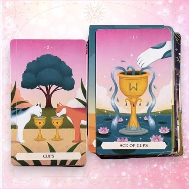 【正規品タロットカード】海外人気デッキ✨魔法のような神秘的な猫に導かれるデッキ