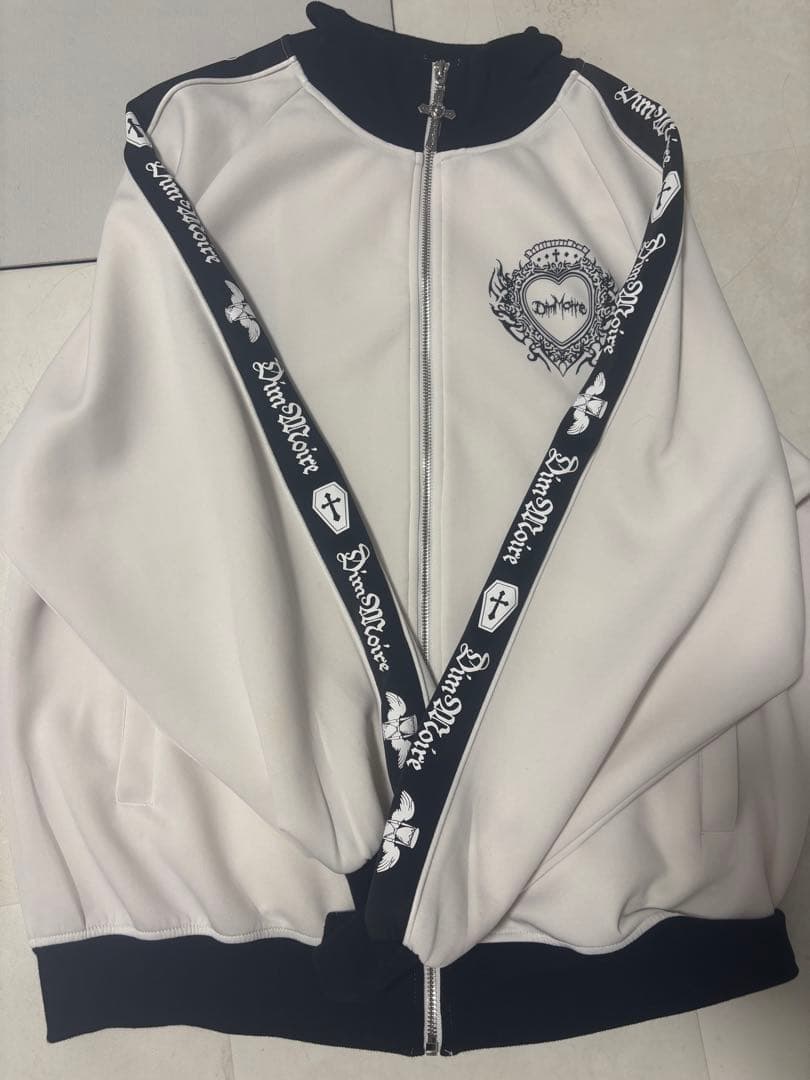 DimMoire ロゴプリントジャージトップス M