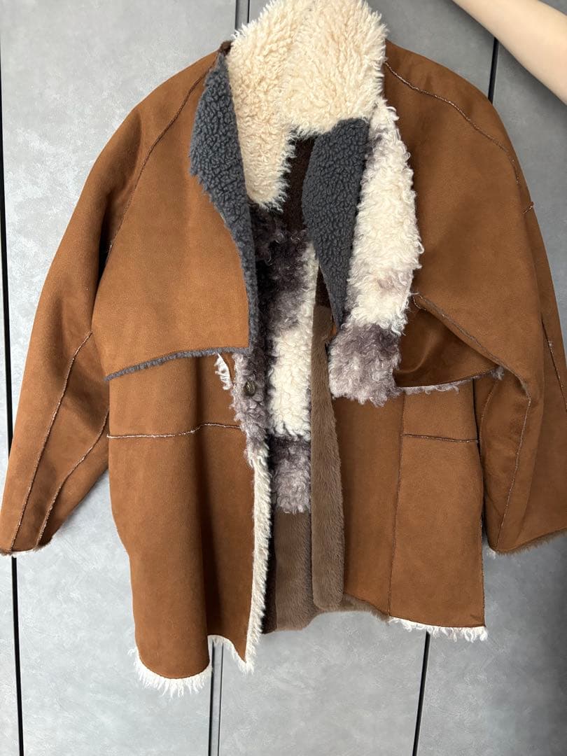 ジャケット・アウター nananaAmeri MANY WAY VARIOUS BOA JACK