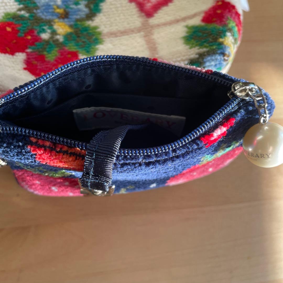 フェイラー　ラブラリー　ストロベリードット　 キー＆カードポーチ　ポーチ　セット