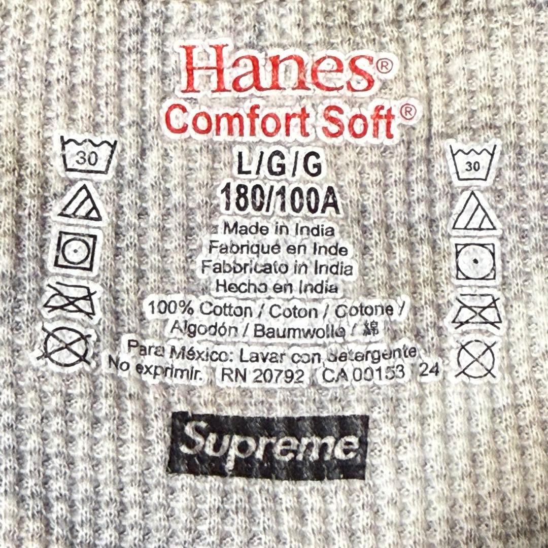 トップス Supreme Hanes Bones Thermal Camo L
