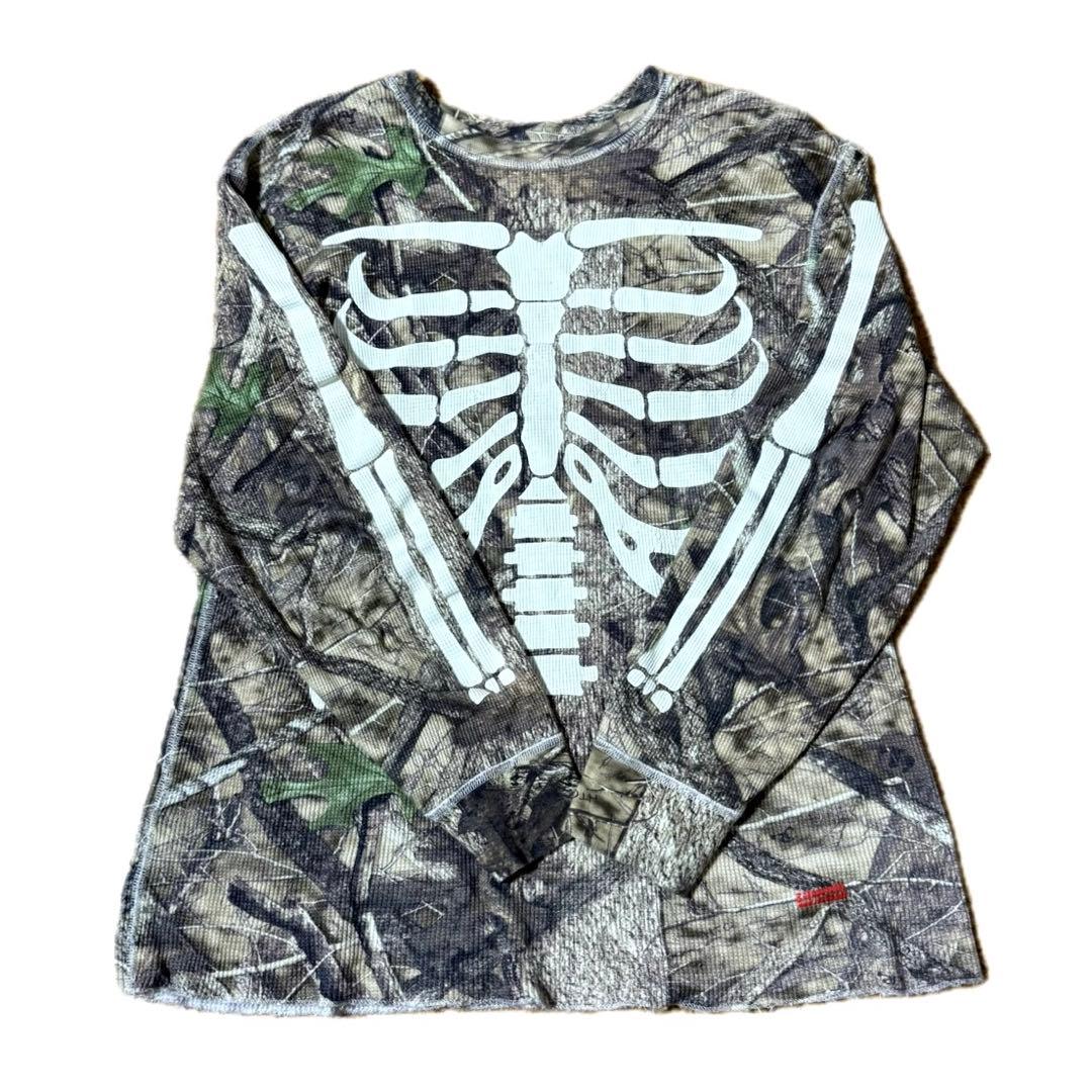 トップス Supreme Hanes Bones Thermal Camo L