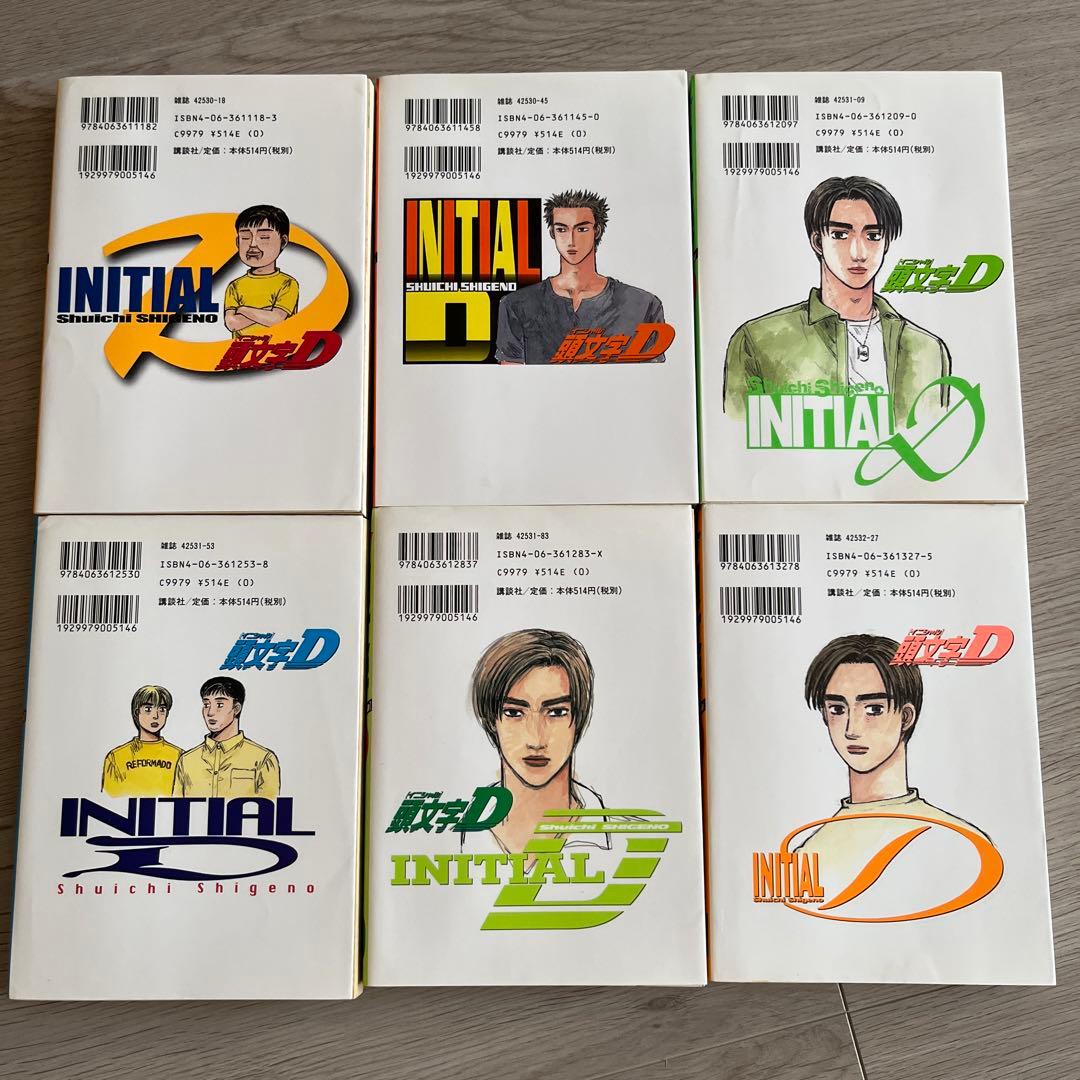 頭文字D イニシャルD 1〜37巻（3巻抜け）ほぼ初版　しげの秀一　栞付き