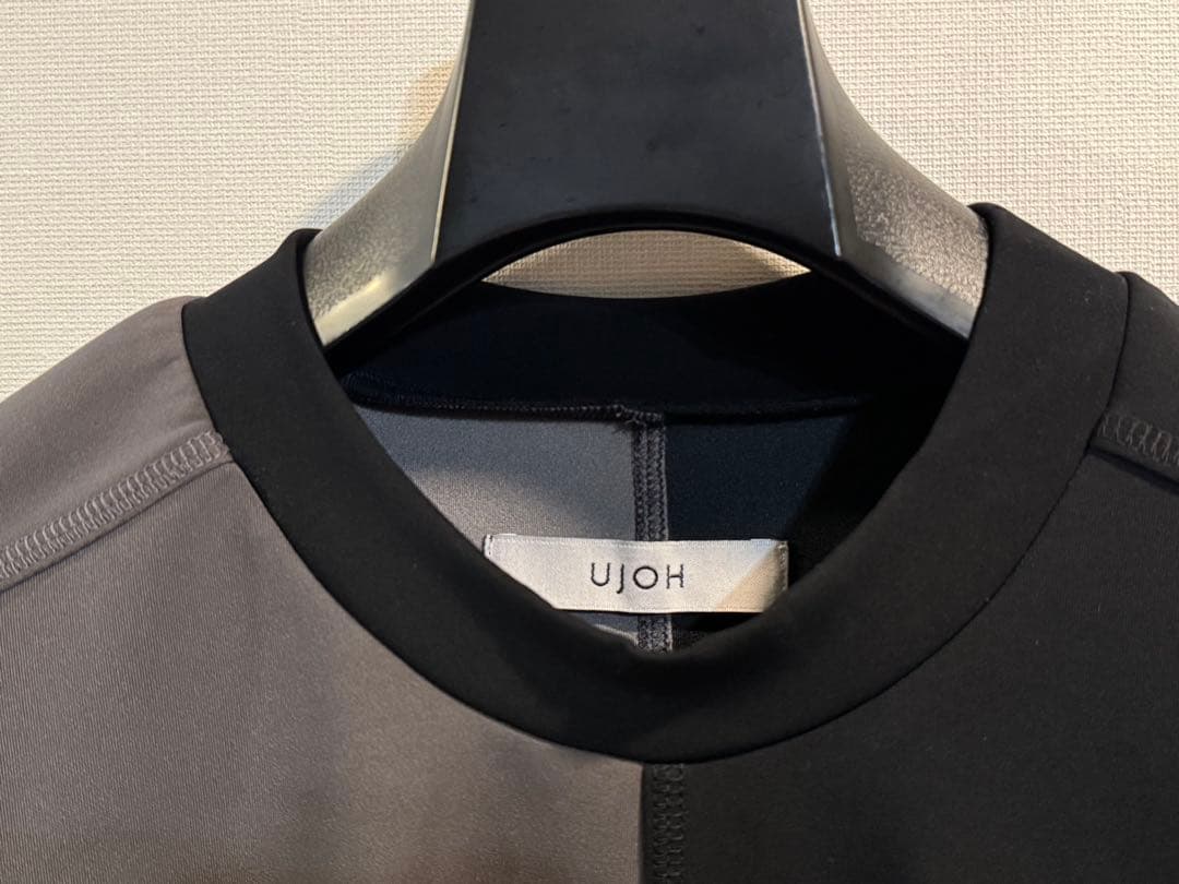 【UJOH HOMME 】パネルデザイン　クルーネックスウェット　プルオーバー