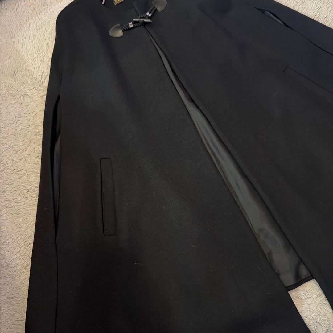 【新品未使用】ZARA Manteco ケープコート ポンチョ　ブラック