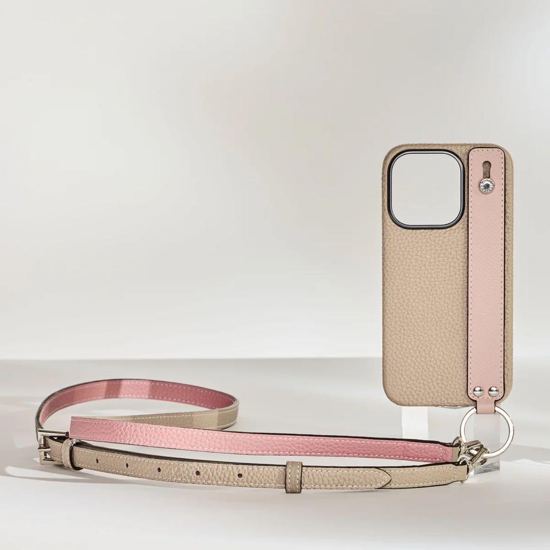 BONAVENTURA ボナベンチュラ　iPhone14proケース　グレージュ