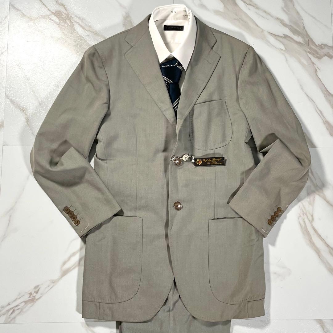 未使用✨ ボリオリ スーツ セットアップ テーラードジャケット カーキ系
