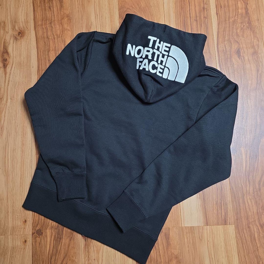 【即日発送】 ブラック ★ノースフェイス★リアビューフルジップ フーディーXS