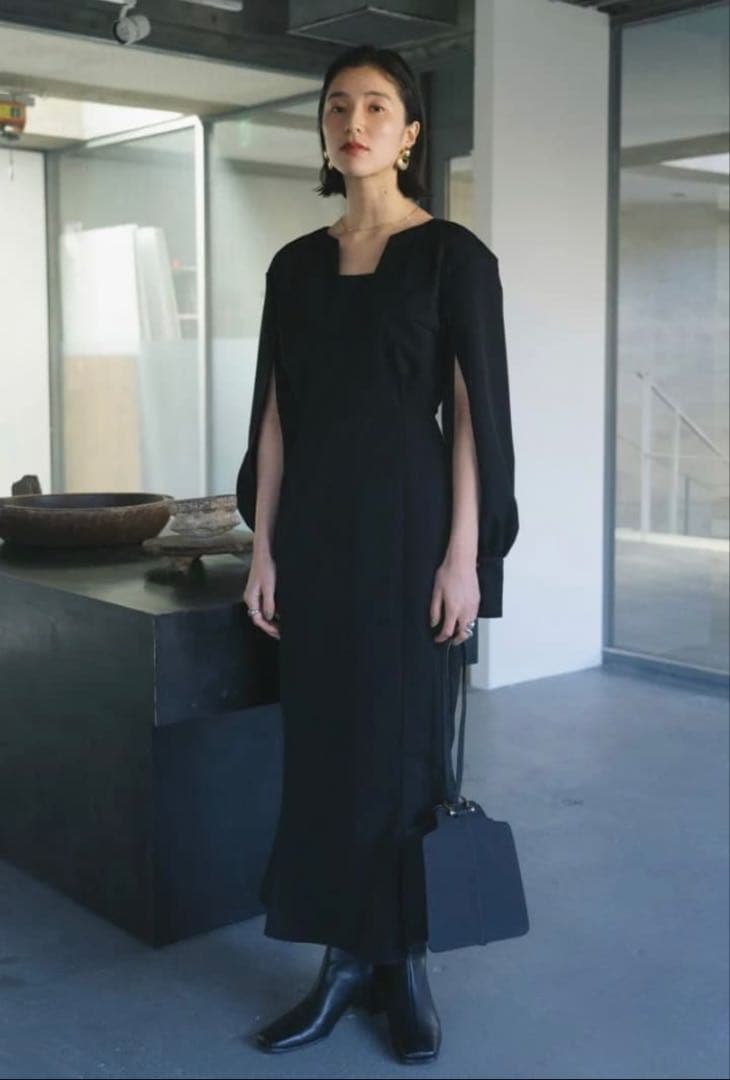 Knuth Marf クヌーフマーフ　ブラックロングドレス