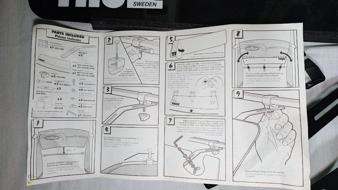 Thule Fairing 555/555B 風切り音低減パーツ　廃盤希少品