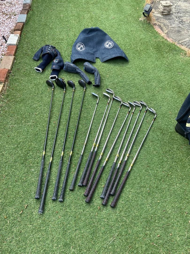 ⭐︎希少モデル⭐︎EVISU デニムゴルフバッグ⭐︎クラブセット⭐︎