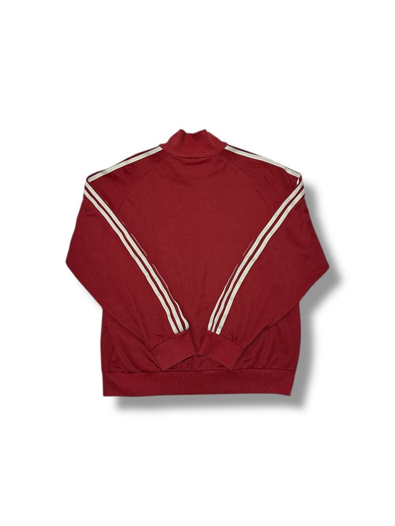 【希少】00s アディダス 刺繍ロゴ ジャージトップ トラックジャケット 古着