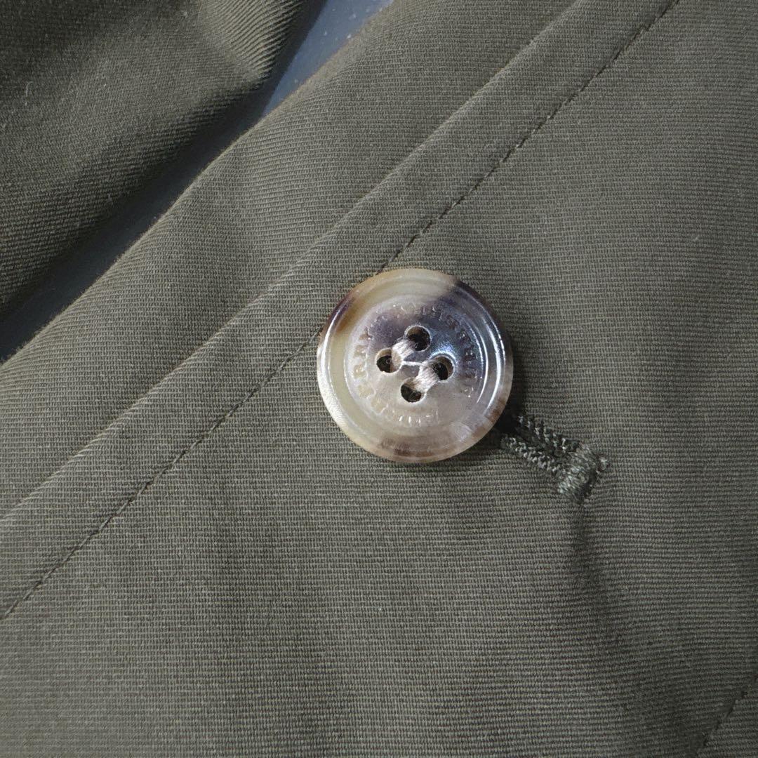 バーバリー ウエストミンスター トレンチコート　メンズ　カーキオリーブ　希少56