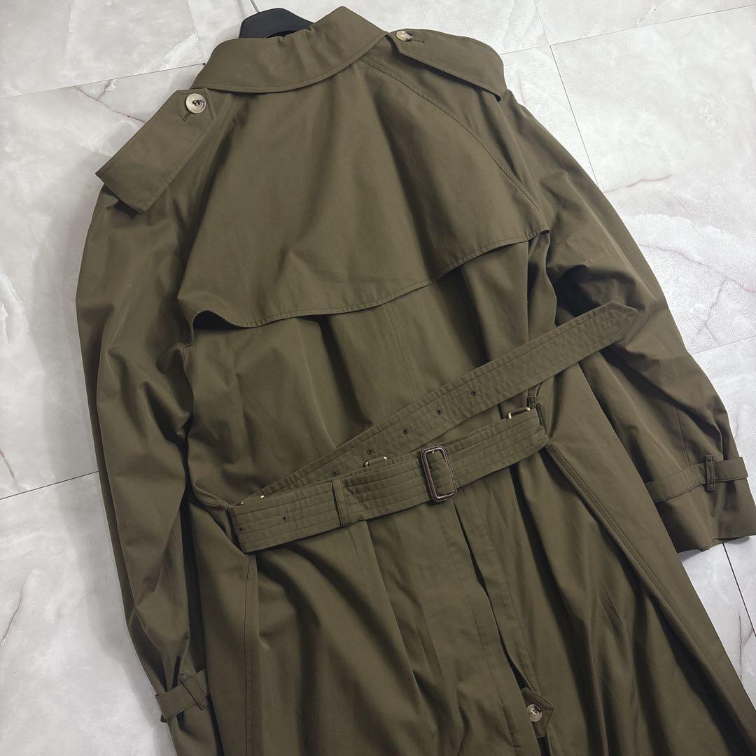 バーバリー ウエストミンスター トレンチコート　メンズ　カーキオリーブ　希少56