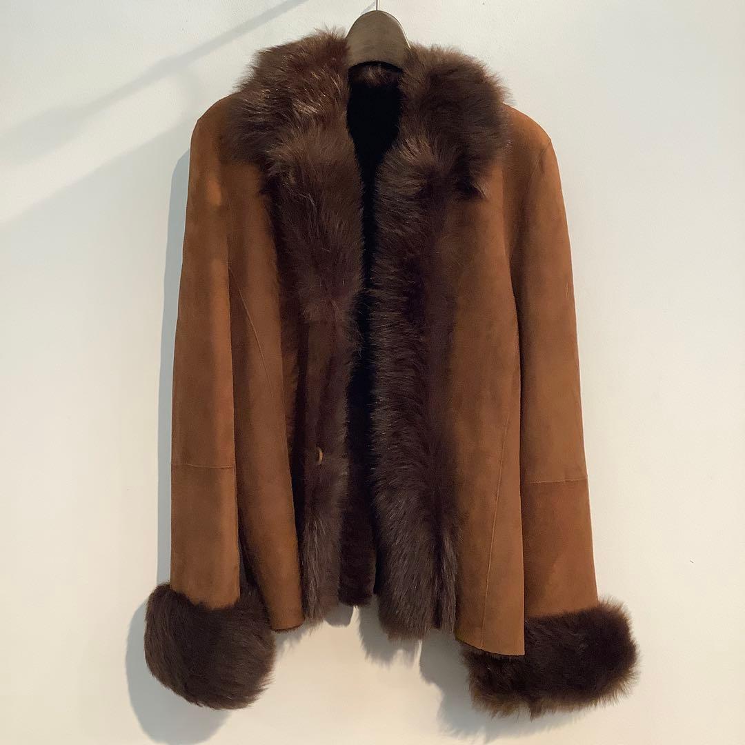 FIGARO フィガロ　リアルムートンジャケット　羊革　サイズ38