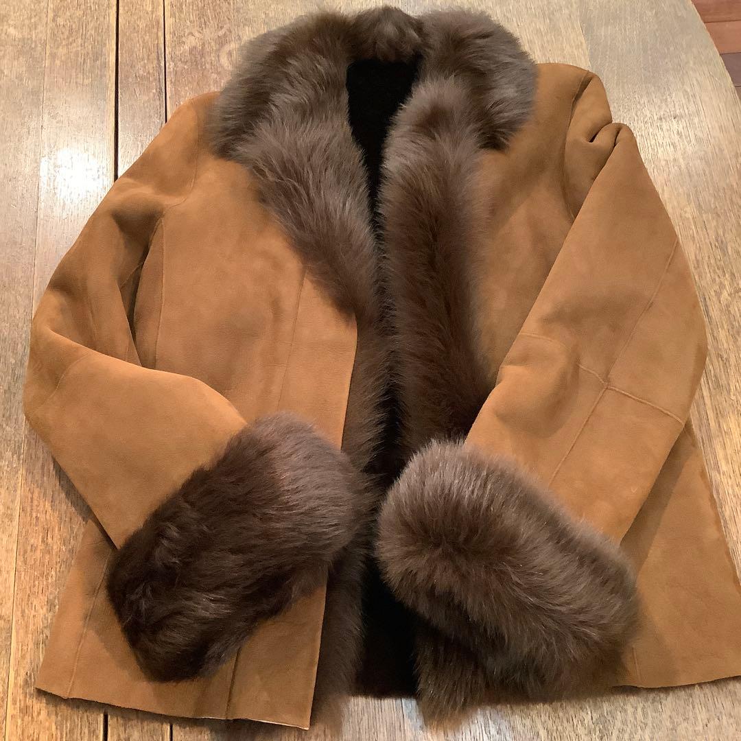 FIGARO フィガロ　リアルムートンジャケット　羊革　サイズ38