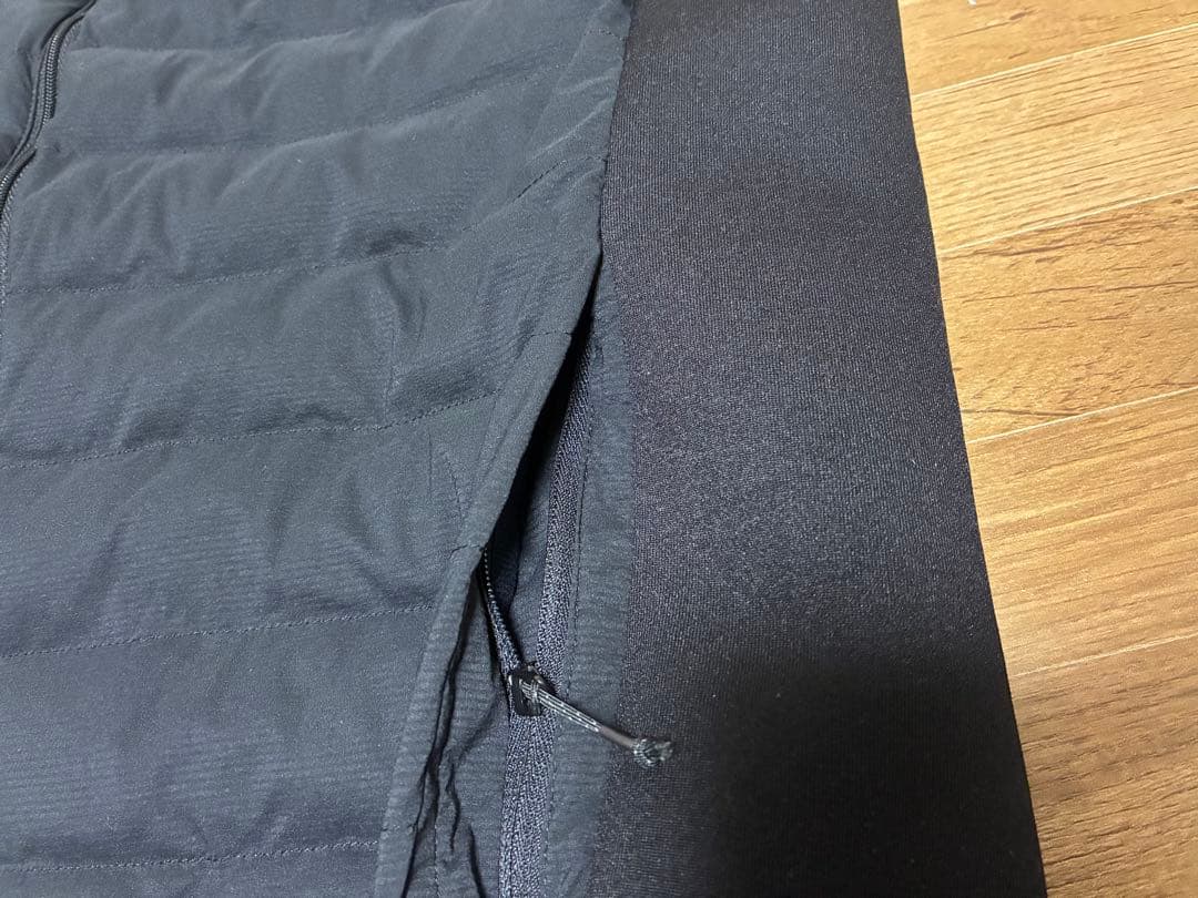 Mサイズ THE NORTH FACE ブラック ダウンベスト パーテックス