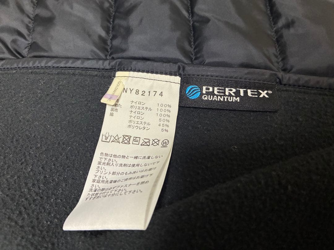 Mサイズ THE NORTH FACE ブラック ダウンベスト パーテックス