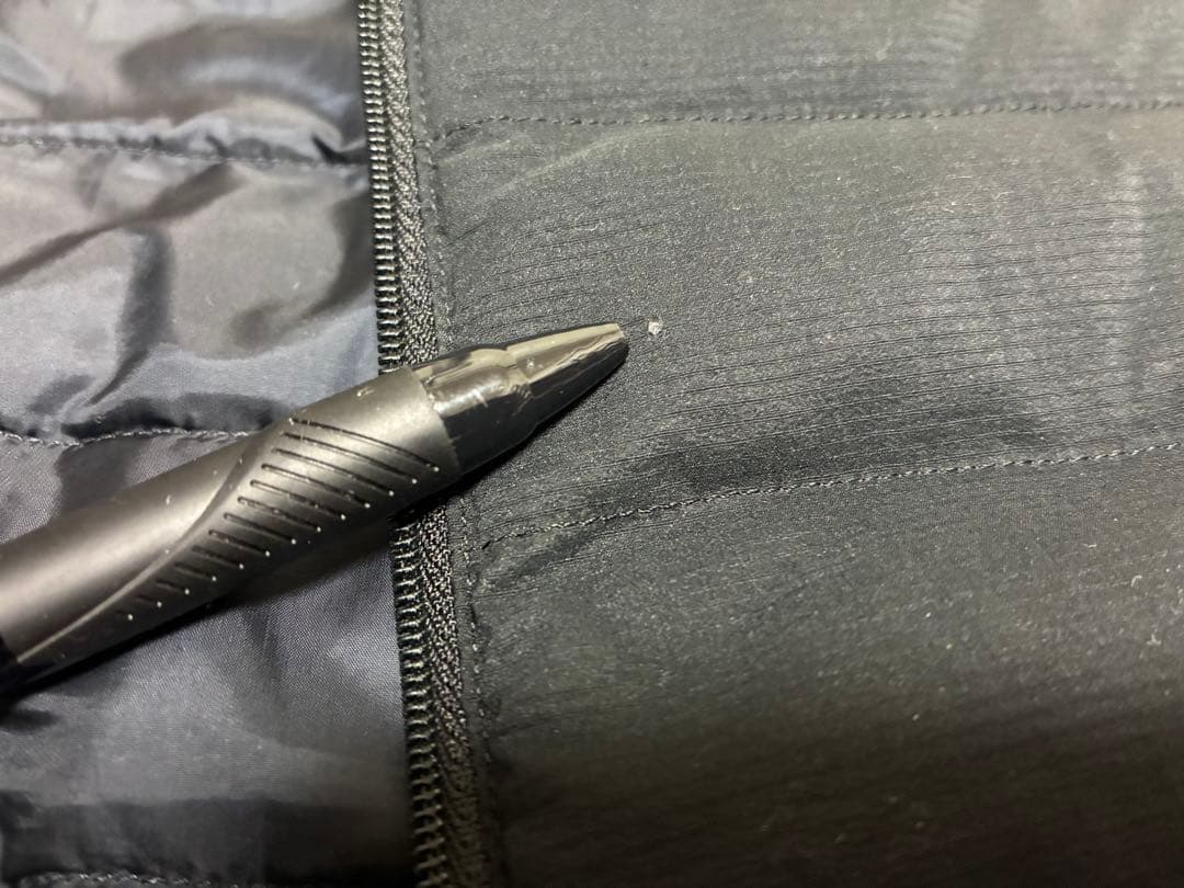 Mサイズ THE NORTH FACE ブラック ダウンベスト パーテックス