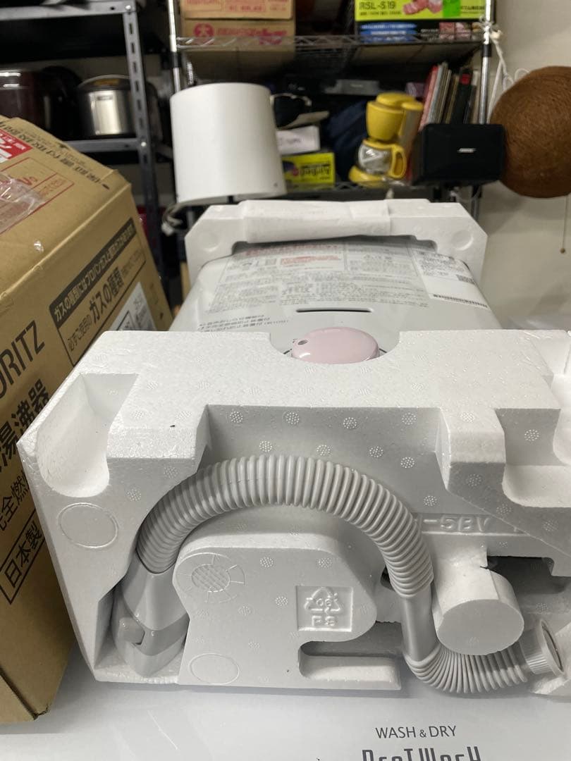 未使用元箱付きノーリツ GQ-551MW-LP ガス瞬間小型湯沸器プロパンガス用