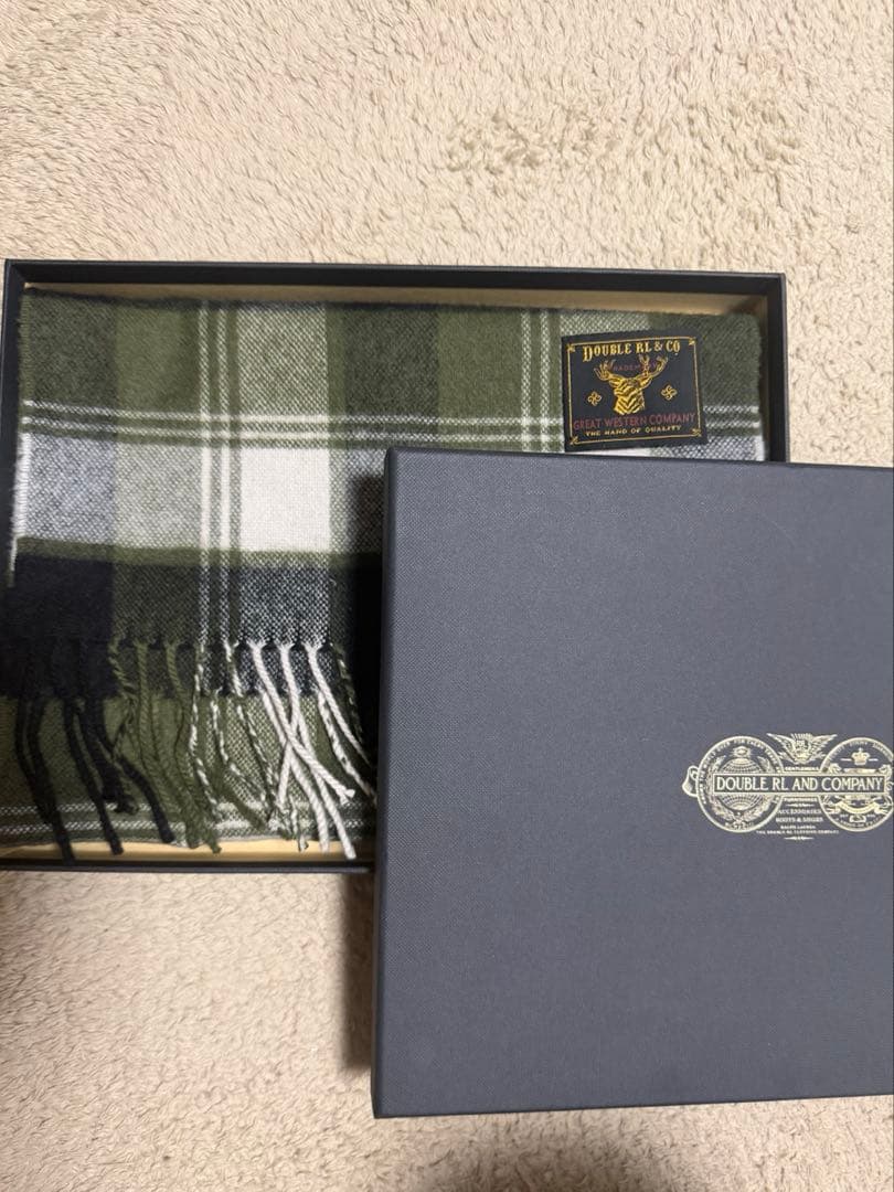 RRL プラッドウールマフラー　ダブルアールエル　rrl