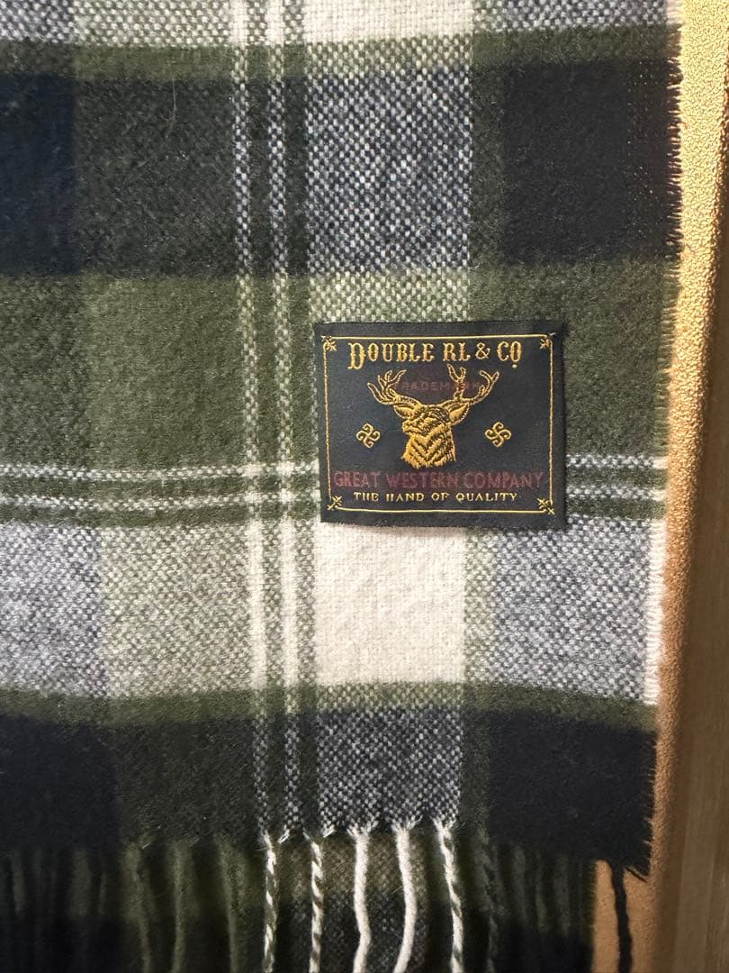 RRL プラッドウールマフラー　ダブルアールエル　rrl