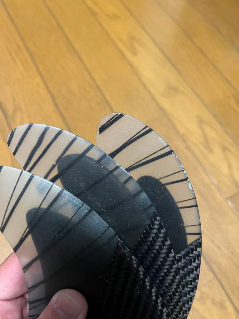 FCS II Reactor トライフィン カーボンファイバー Lサイズ