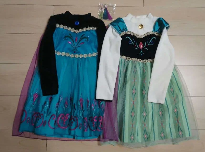 anyfam 　エニィファム　アナ　エルサ　ワンピース　2着セット