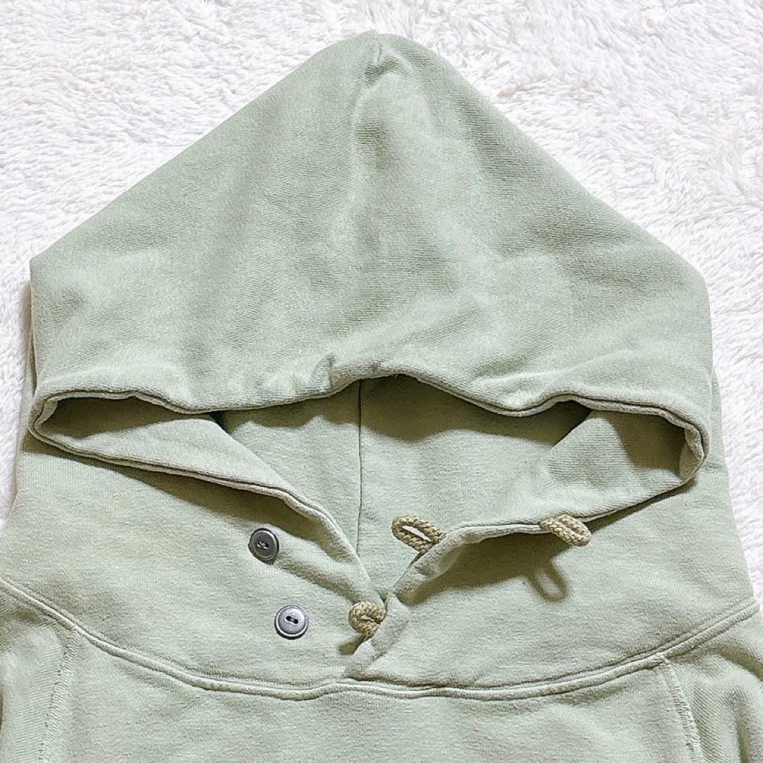 KAPITAL SURF パーカー ロゴ グリーン ２